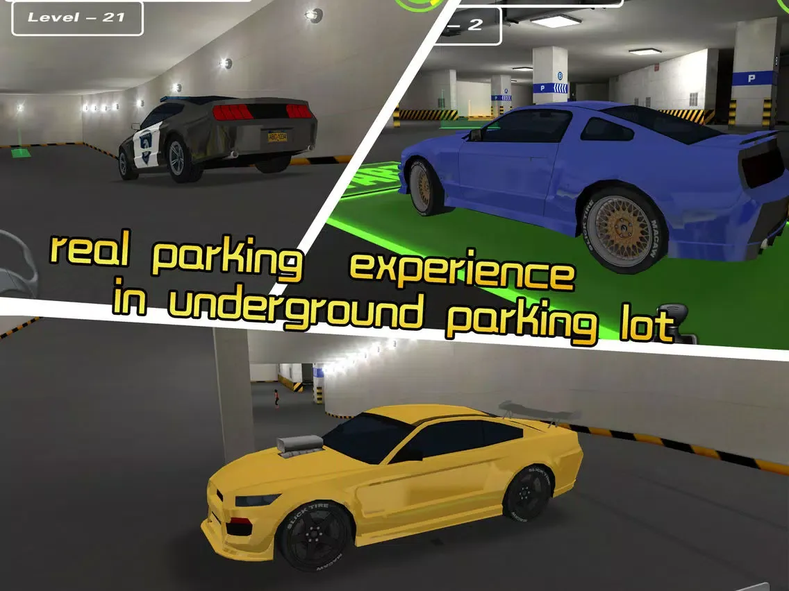 Parking 3D:Underground iPad 应用截图