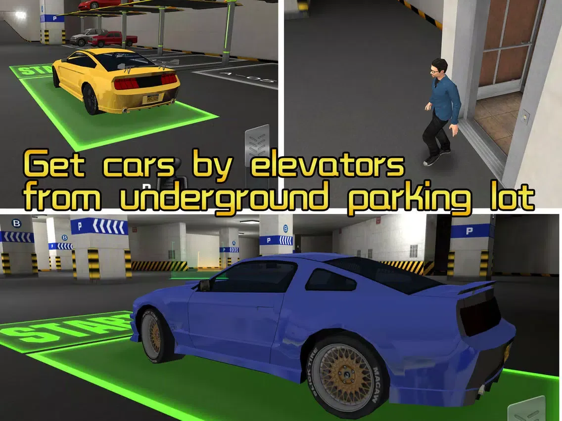 Parking 3D:Underground iPad 应用截图