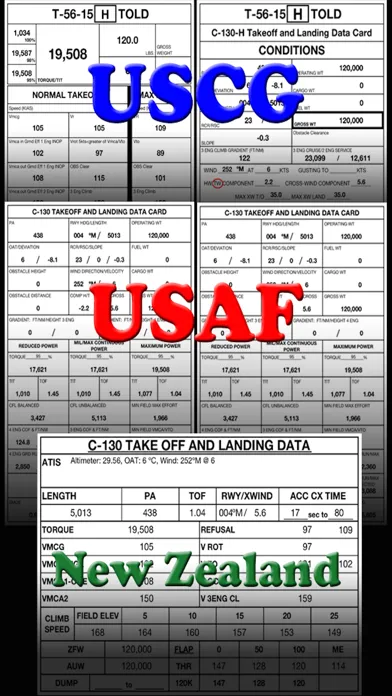 C130 TOLD Calculator: T56-A-15 Screenshots