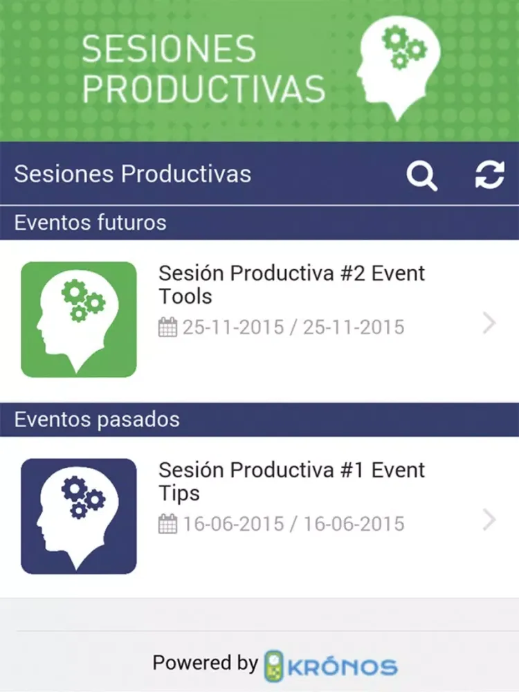 Sesiones Productivas iPad  স্ক্রিনশট
