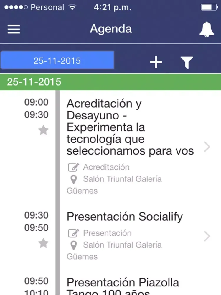 Sesiones Productivas iPad  স্ক্রিনশট