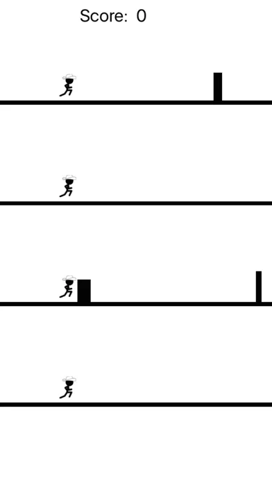 Ảnh chụp màn hình của Stickman Parkour-run and jump