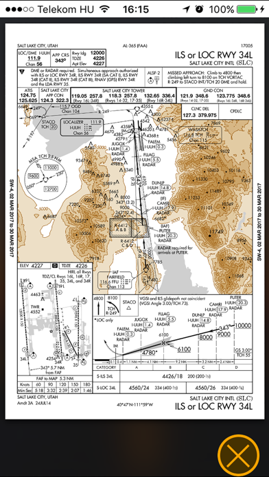 Captures d'écran de US EFB - Aviation Charts