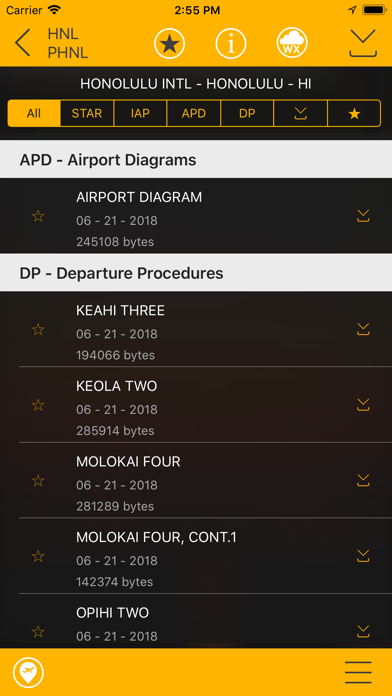 Captures d'écran de US EFB - Aviation Charts