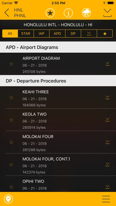 ภาพหน้าจอของ US EFB - Aviation Charts
