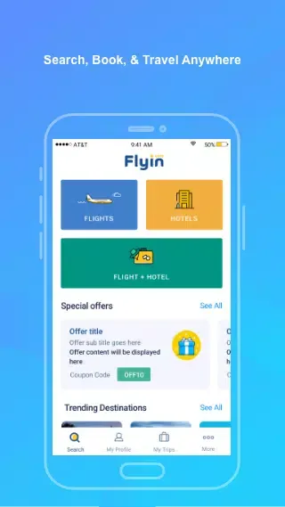 Flyin.com - Flights & Hotels应用截图