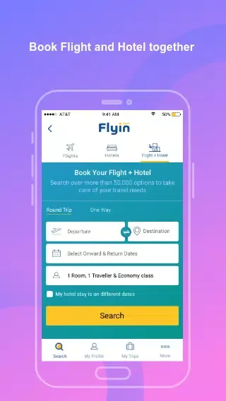 Flyin.com - Flights & Hotels应用截图
