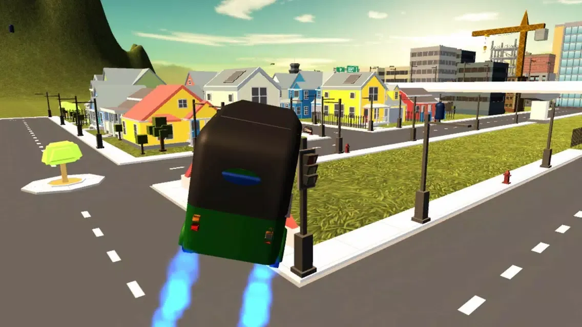 Flying Tuk Tuk Auto Rickshaw Simulator 3D Screenshots