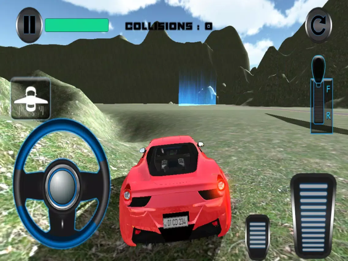 Скриншоты Futuristic Flying Car Driving iPad 
