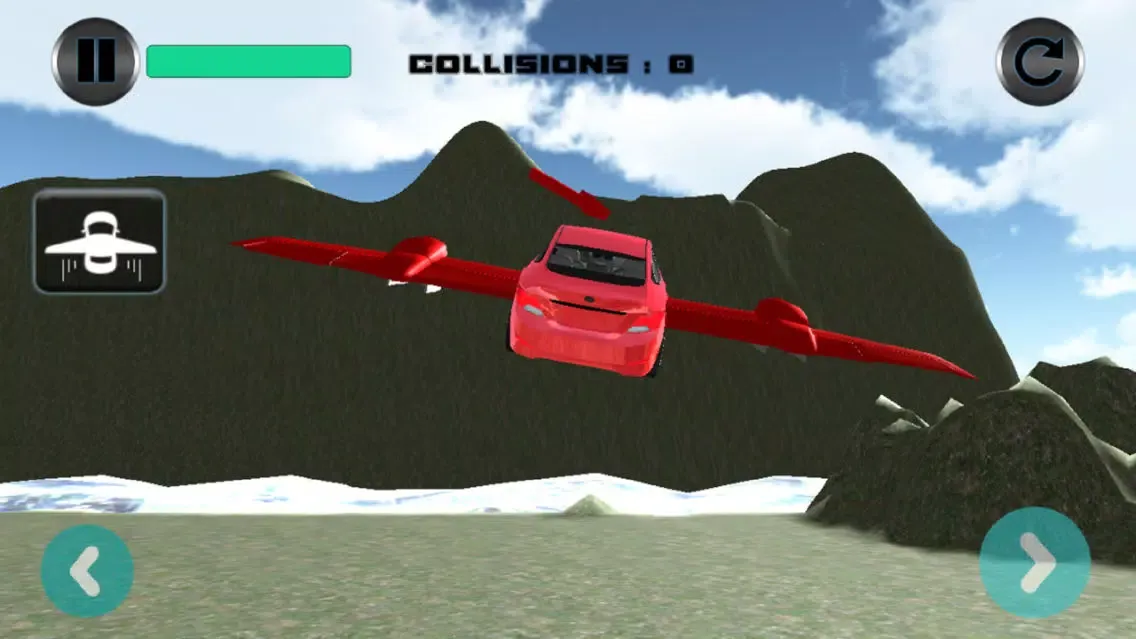 Скриншоты Futuristic Flying Car Driving