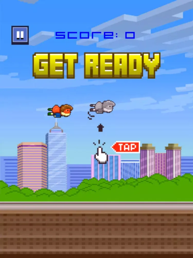 Zrzuty ekranu Smashy Man Bird - Super Splashy Hoppy Wings Flyer iPad 