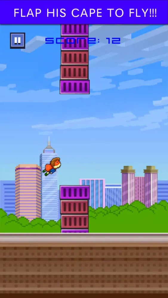 Zrzuty ekranu Smashy Man Bird - Super Splashy Hoppy Wings Flyer
