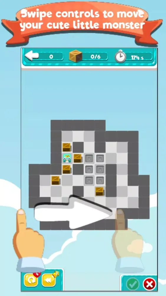 Capturas de tela do Kubikos Monster Boxes