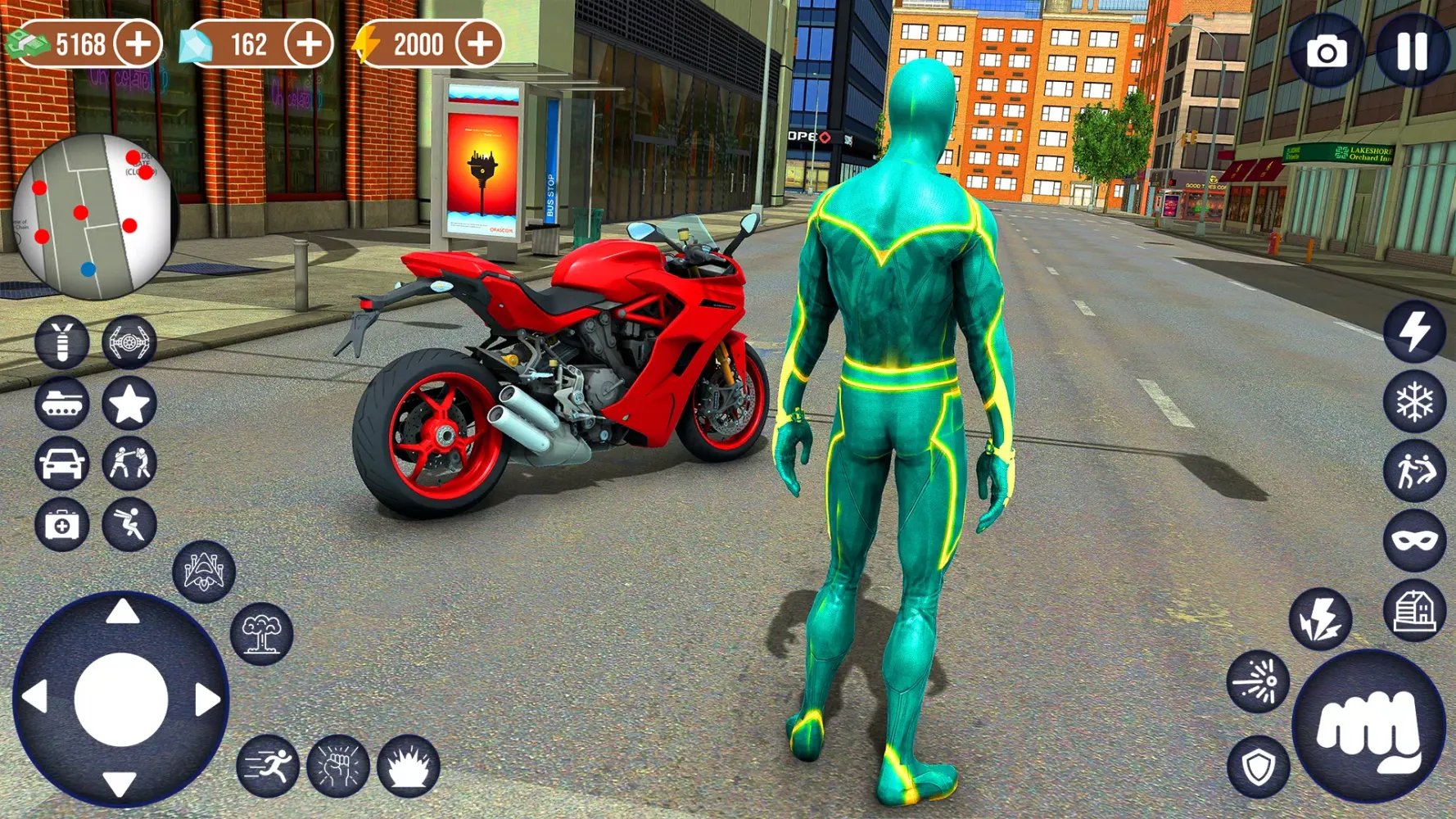 Flying Spider Fighter Sim Game Screenshots