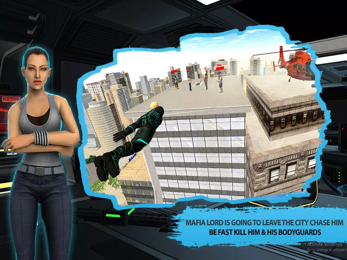 Flying Super-Hero Survival Sim iPad 应用截图