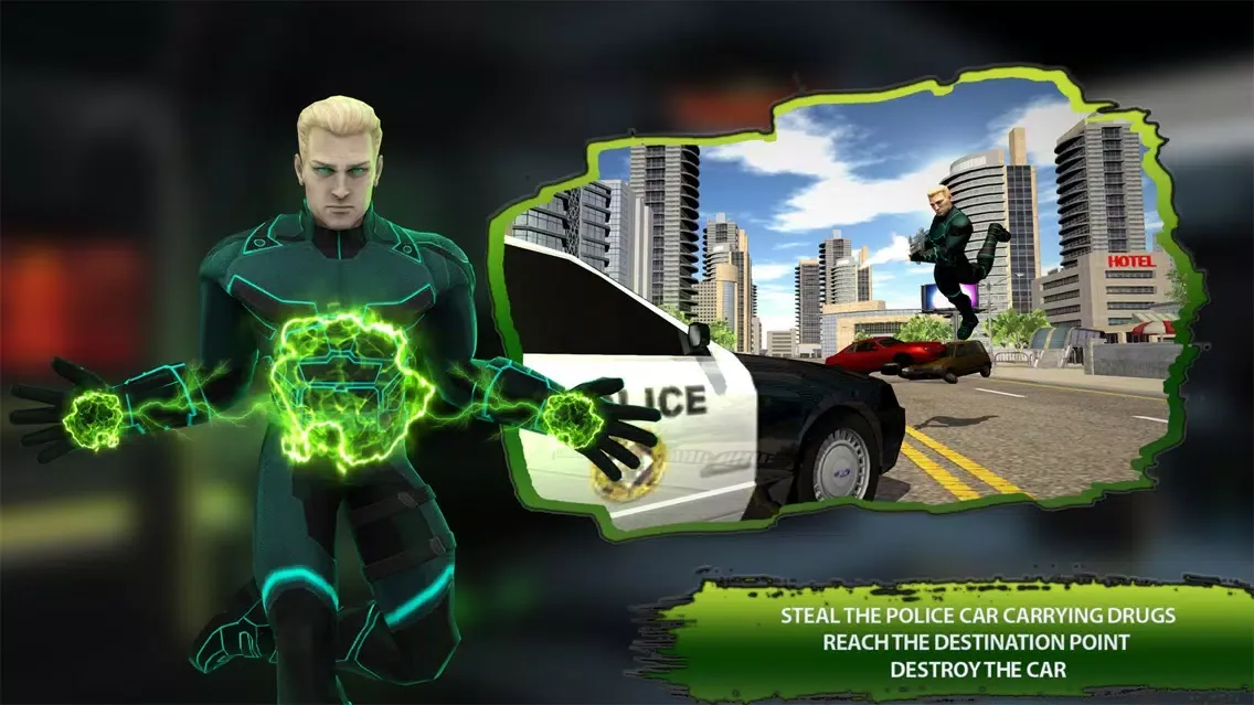 Flying Super-Hero Survival Sim应用截图