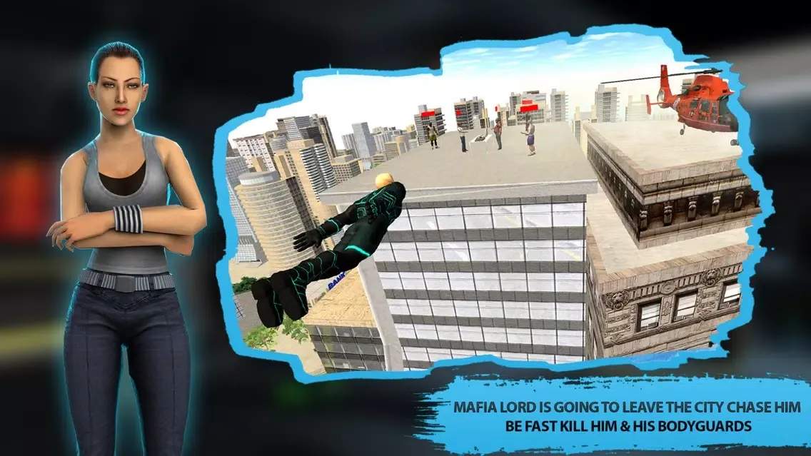 Flying Super-Hero Survival Sim应用截图