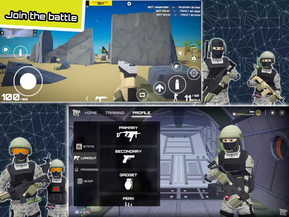 Capturas de pantalla de Team Troopers Mobile iPad 
