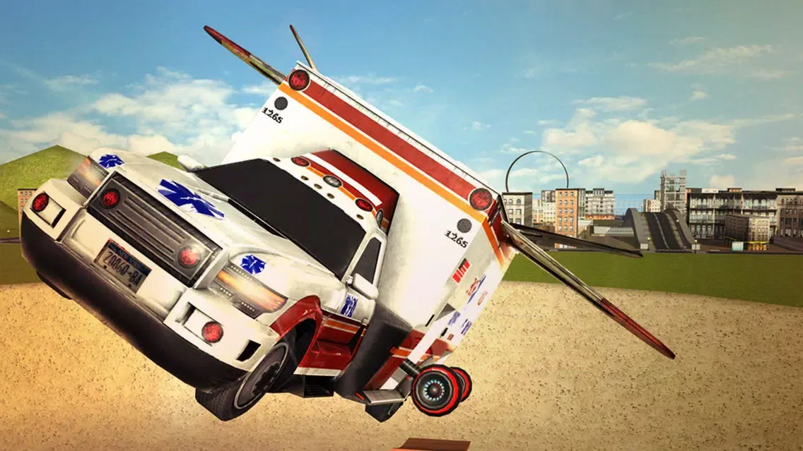 Flying Ambulance Driving 3d simulator应用截图