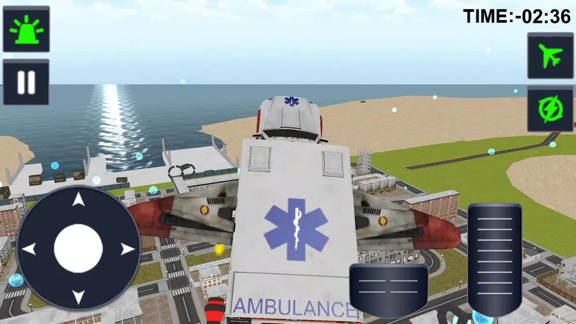 Flying Ambulance Driving 3d simulator应用截图