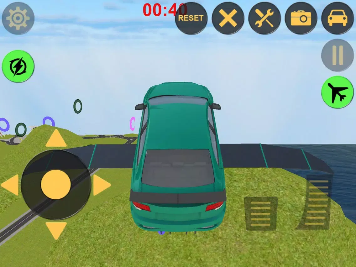 Flying Car Extreme Real Racing 3d Simulator iPad 应用截图