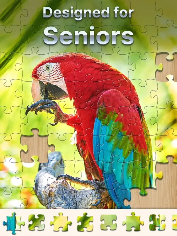 Anima Jigsaw for Seniors iPad  স্ক্রিনশট