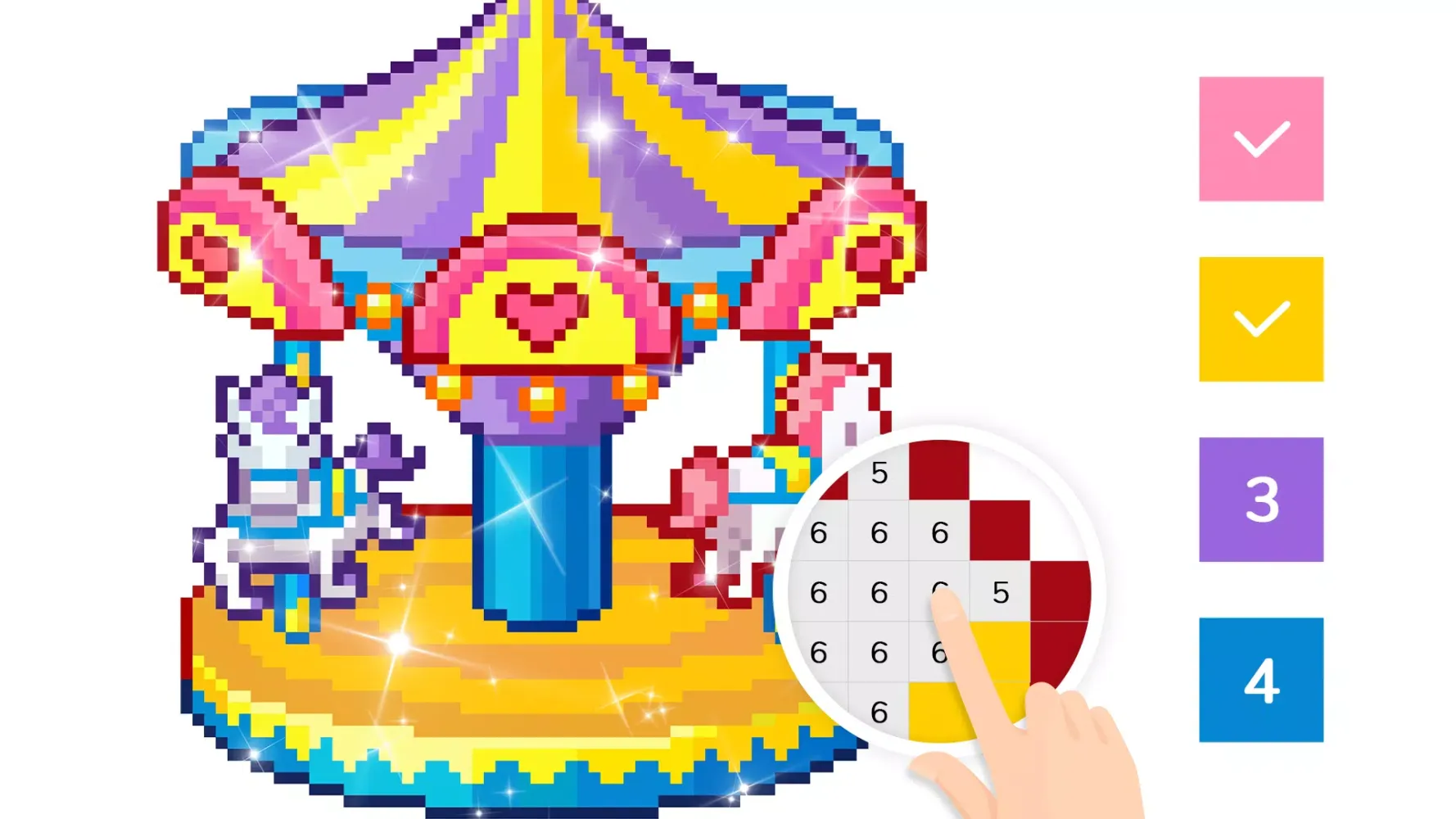Color by Pixel - Pixel Number Screenshots