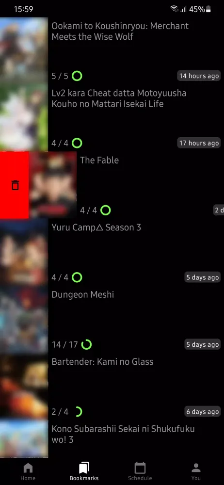 Capturas de tela do Watch Anime - Wanim