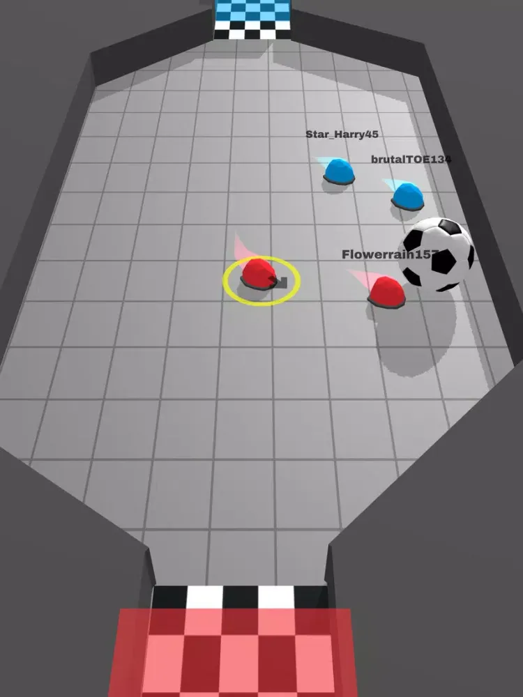 Tangkapan layar BumperBall.io iPad 