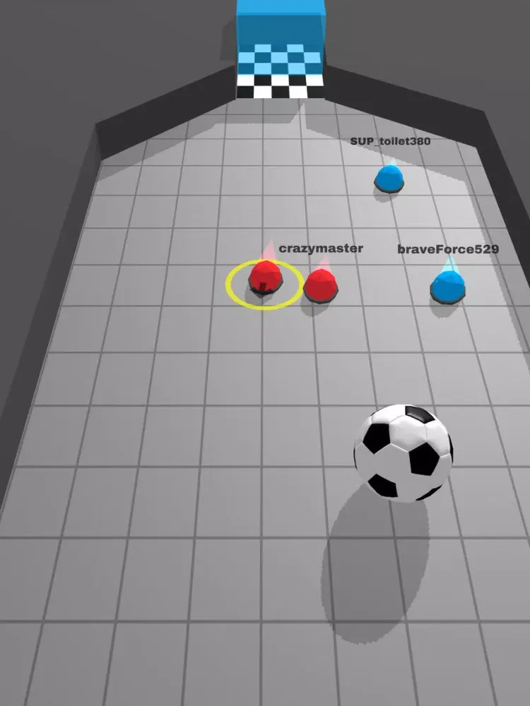 Tangkapan layar BumperBall.io iPad 