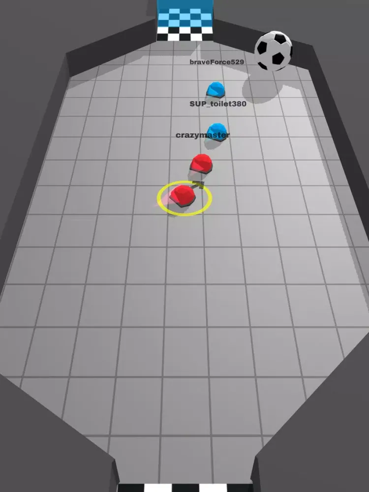 Tangkapan layar BumperBall.io iPad 