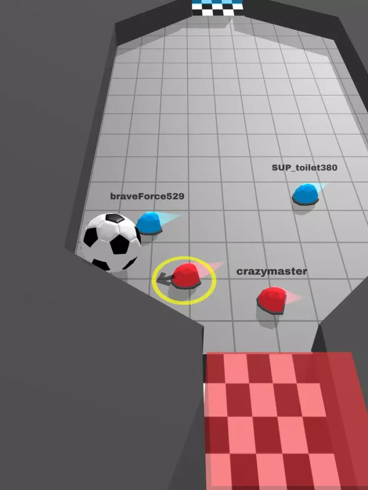 Tangkapan layar BumperBall.io iPad 