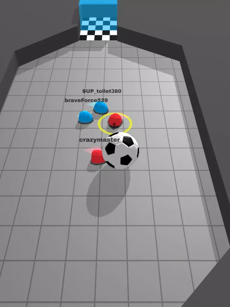 Tangkapan layar BumperBall.io iPad 