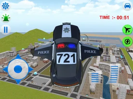 Flying Police Driver 3d Simulator iPad  স্ক্রিনশট