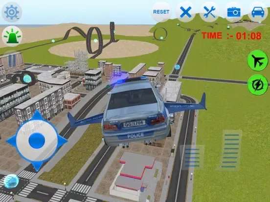 Flying Police Driver 3d Simulator iPad  স্ক্রিনশট