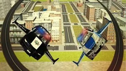 Flying Police Driver 3d Simulator স্ক্রিনশট