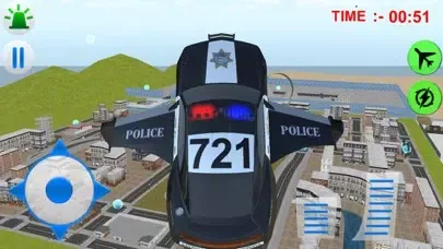 Flying Police Driver 3d Simulator স্ক্রিনশট