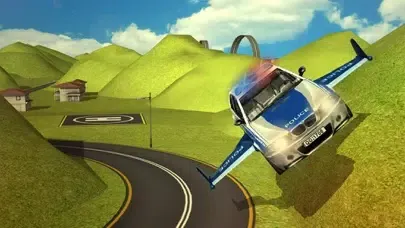 Flying Police Driver 3d Simulator স্ক্রিনশট