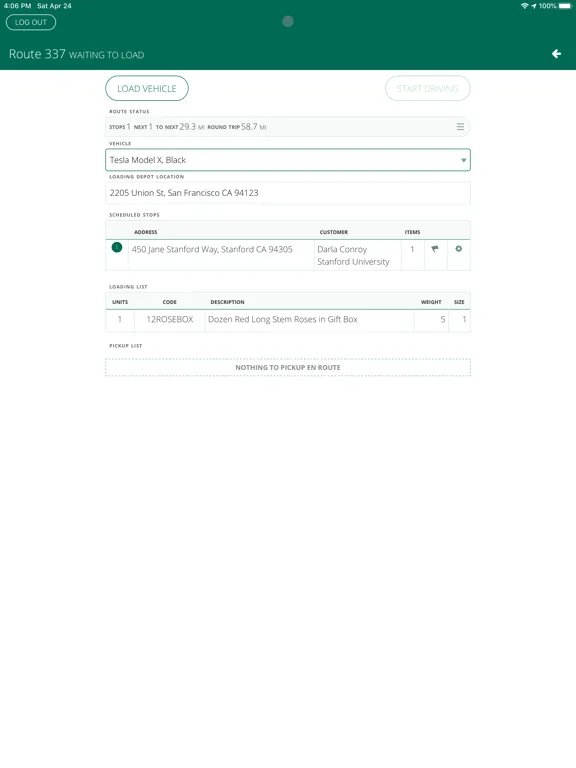 Zrzuty ekranu Routeranger Navigator iPad 