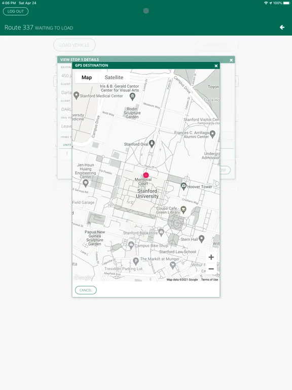 Zrzuty ekranu Routeranger Navigator iPad 