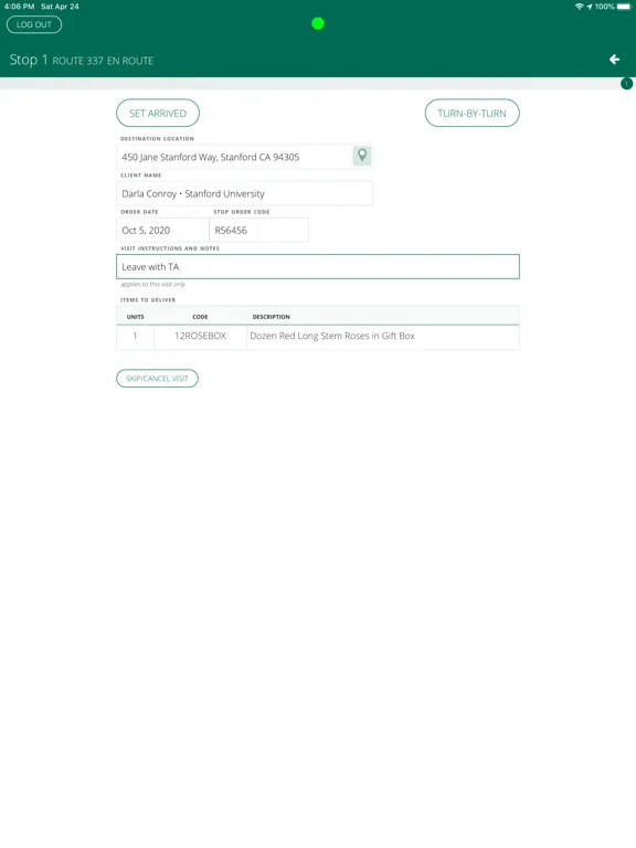 Zrzuty ekranu Routeranger Navigator iPad 