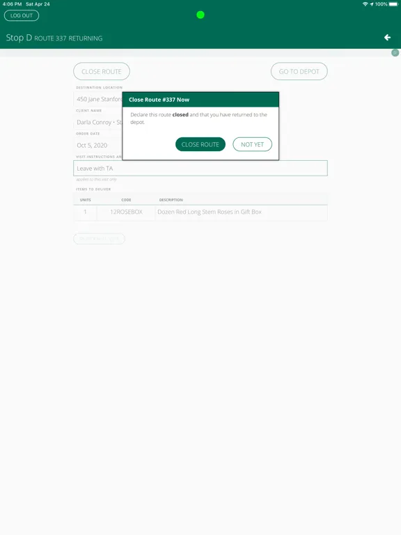 Zrzuty ekranu Routeranger Navigator iPad 