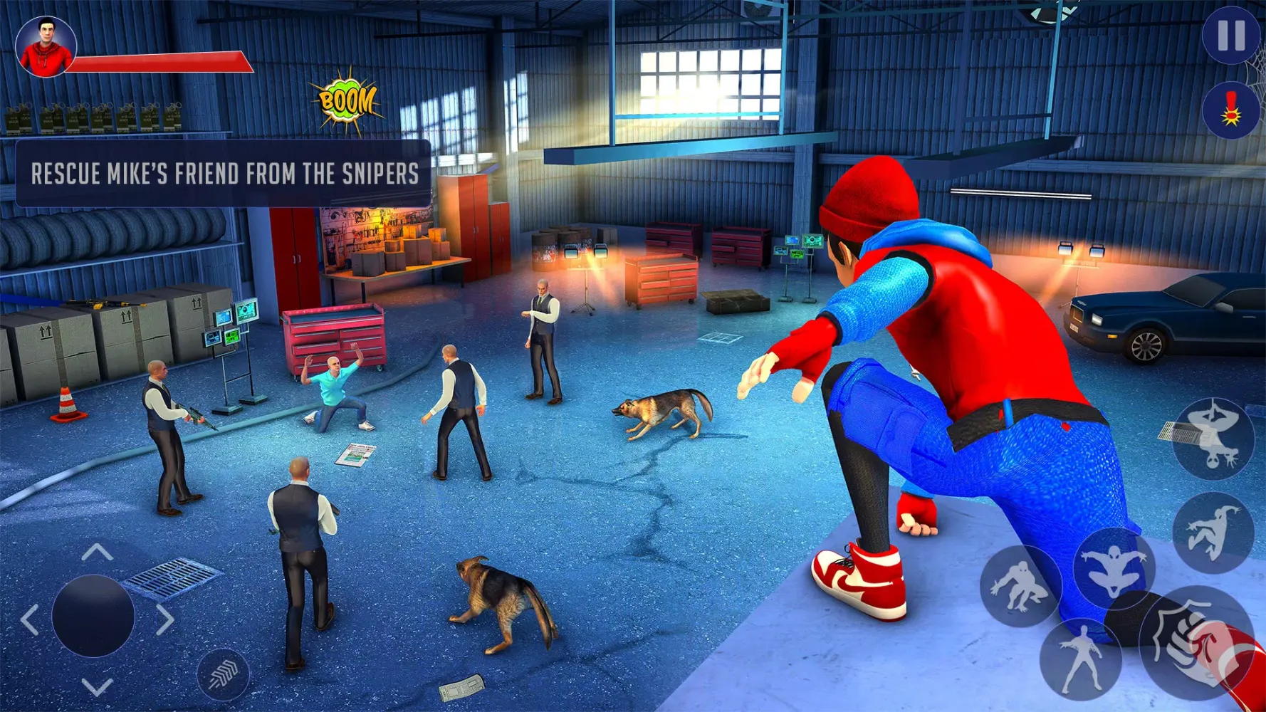 Flying Spider Fight Hero Games Screenshots