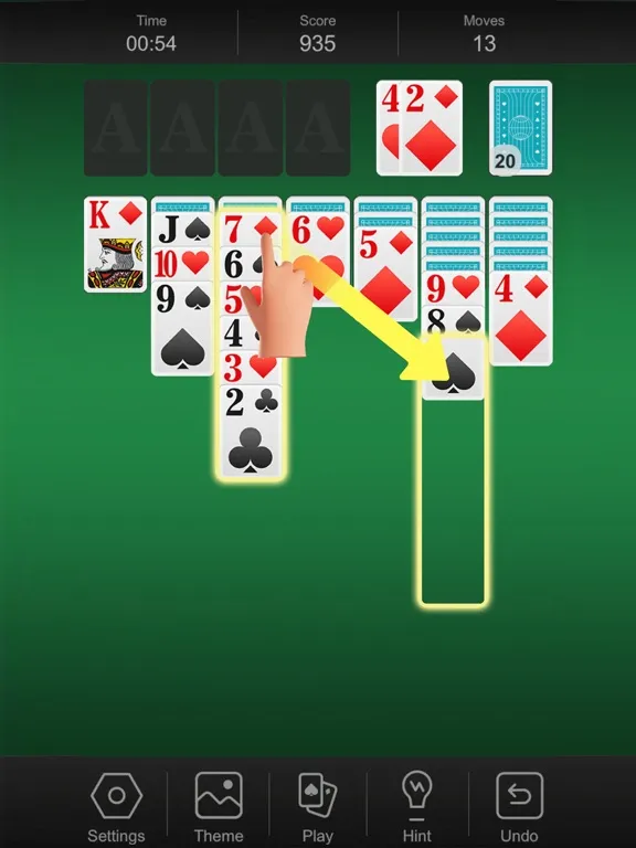 Screenshot di Solitaire Instant Play iPad 