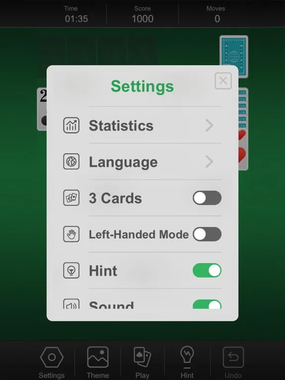 Screenshot di Solitaire Instant Play iPad 