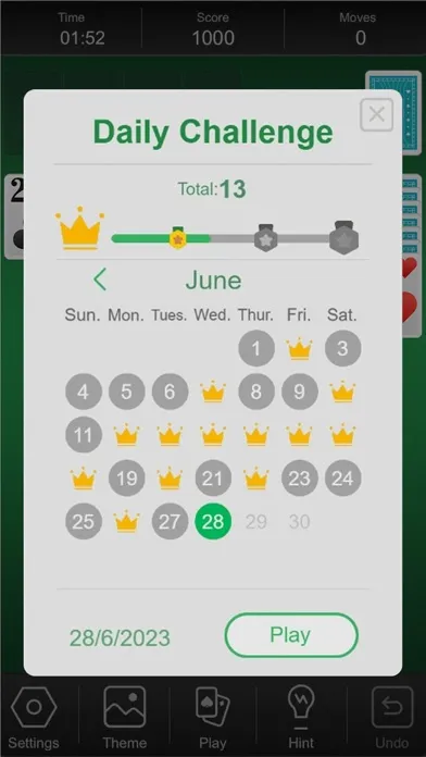 Screenshot di Solitaire Instant Play