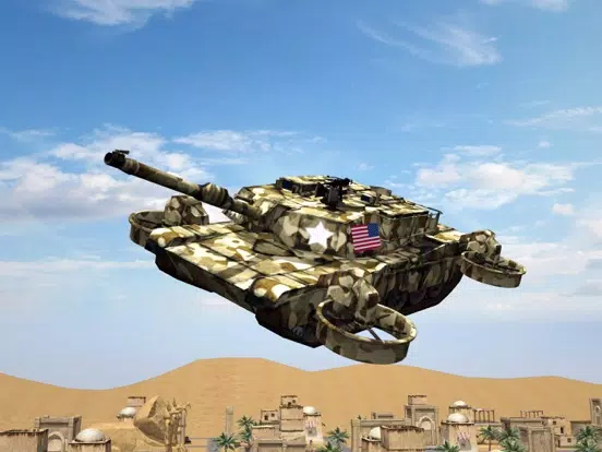 Zrzuty ekranu Flying World Tank war 3d Simulator iPad 