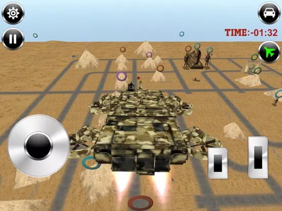 Zrzuty ekranu Flying World Tank war 3d Simulator iPad 