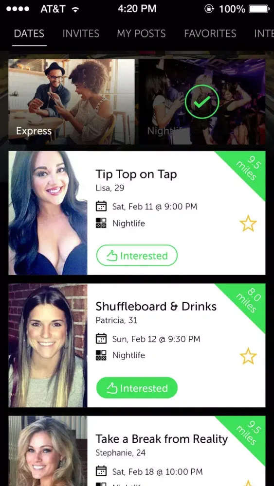 Tangkapan skrin Fortu - Dating App