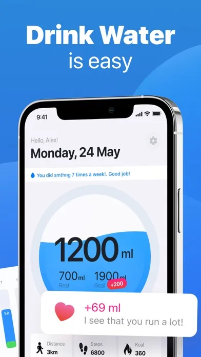 Скриншоты Yuka — My Daily Water Tracker